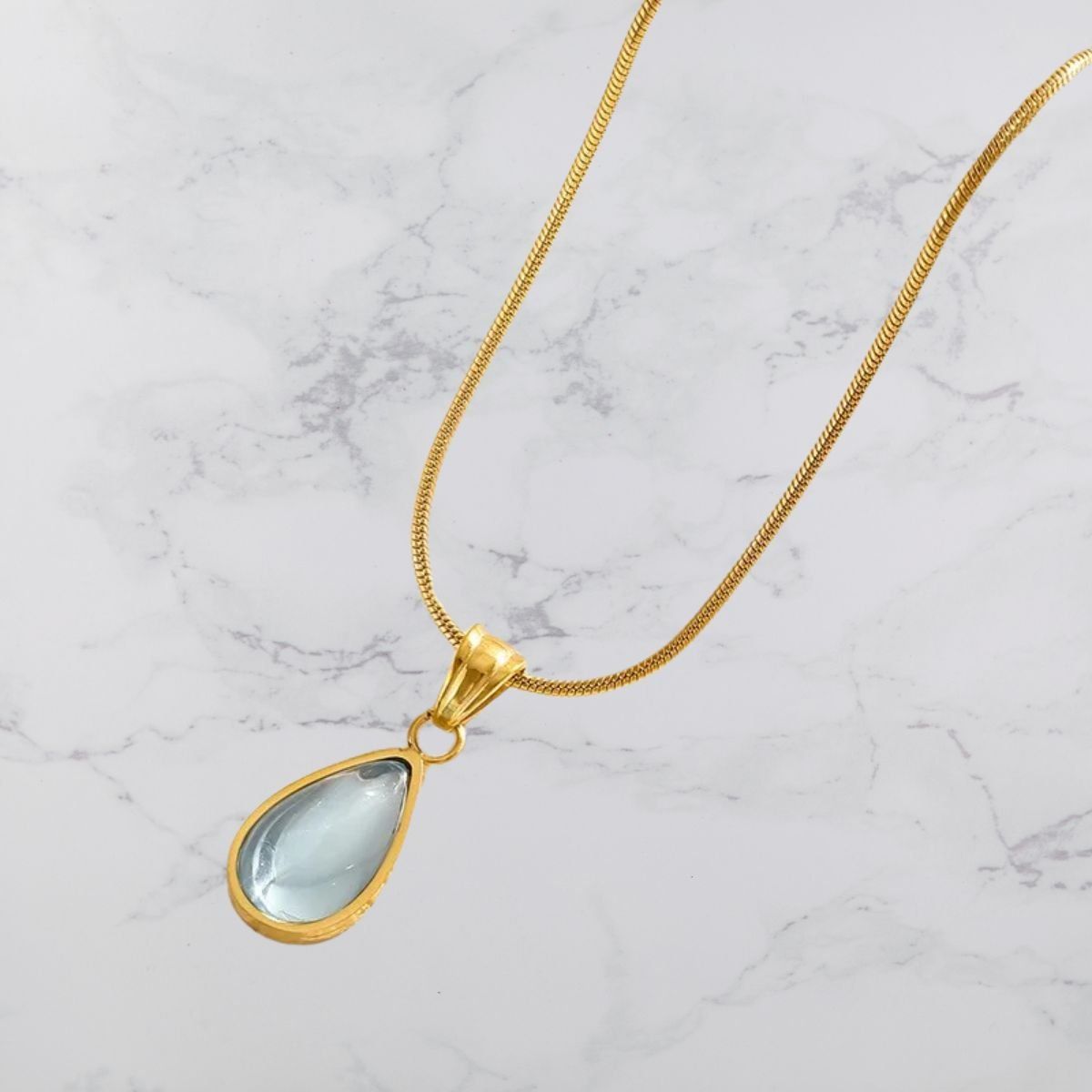 GENERICO - Collar para mujer diseño Gotitas De Agua