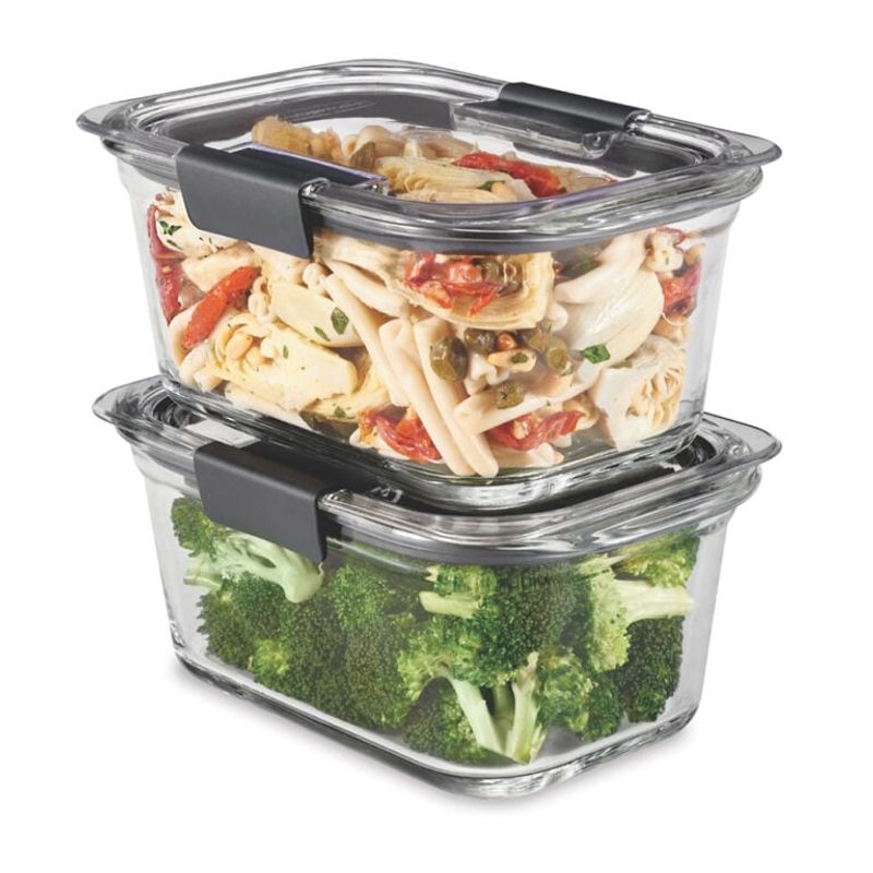 RUBBERMAID - Set de 2 herméticos de vidrio Brilliance Rubbermaid 2118309