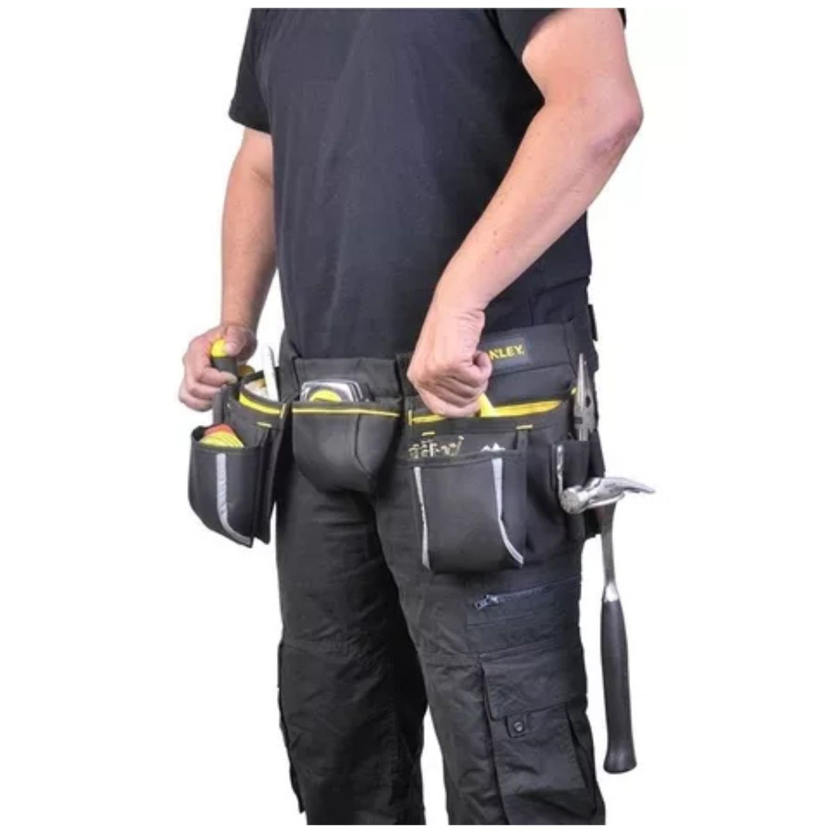 STANLEY - Cinturón Porta Herramienta 11 Bolsillos STST511304LA STANLEY