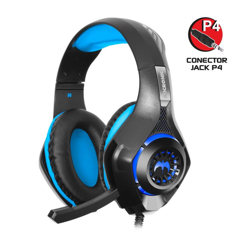 MICRONICS - THERODACTIL MIC HG800-P4 AURICULAR GAMER LED CMICRO MICRONICS