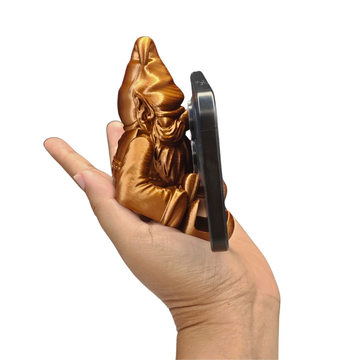 GENERICO - Soporte de celular con diseño de Enano con manos plegables