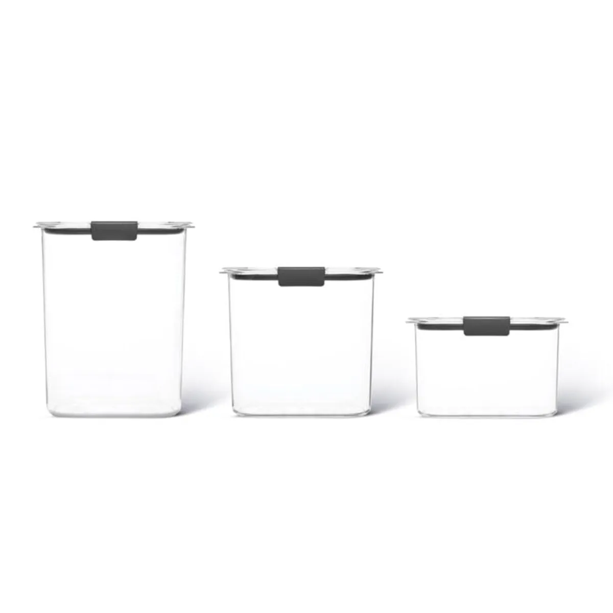 RUBBERMAID - Set de 3 herméticos de plastico Brilliance Rubbermaid Tritan 2142033