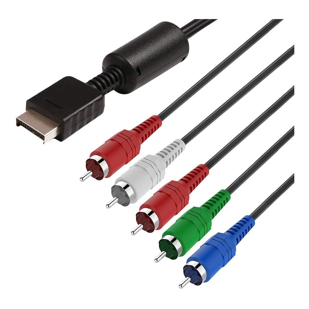 SEISA - Cable De Audio Y Video Componente Para Ps2 Ps3
