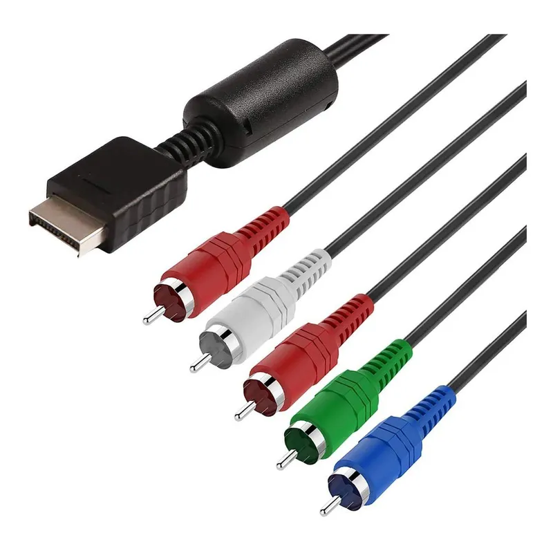 SEISA - Cable De Audio Y Video Componente Para Ps2 Ps3