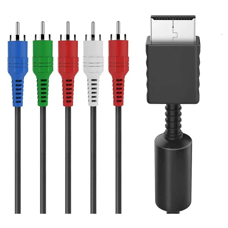 SEISA - Cable De Video Av Ps1 Ps2 Ps3 Cable AV Compatible Playstation