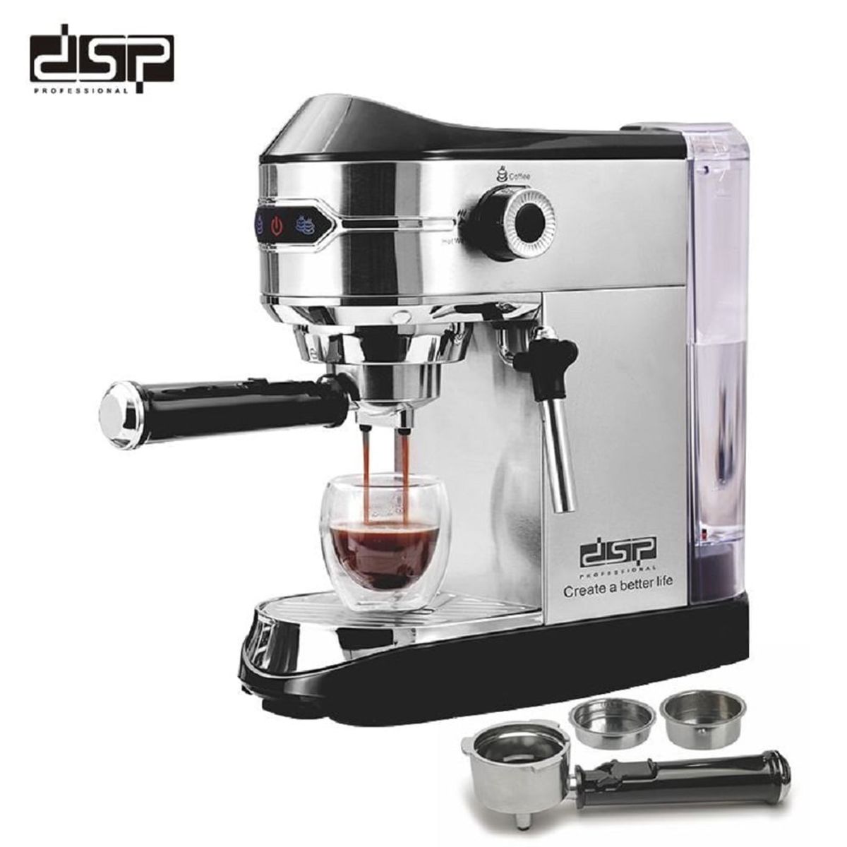 Dsp - Cafetera Espresso 15 Bares DSP KA3065