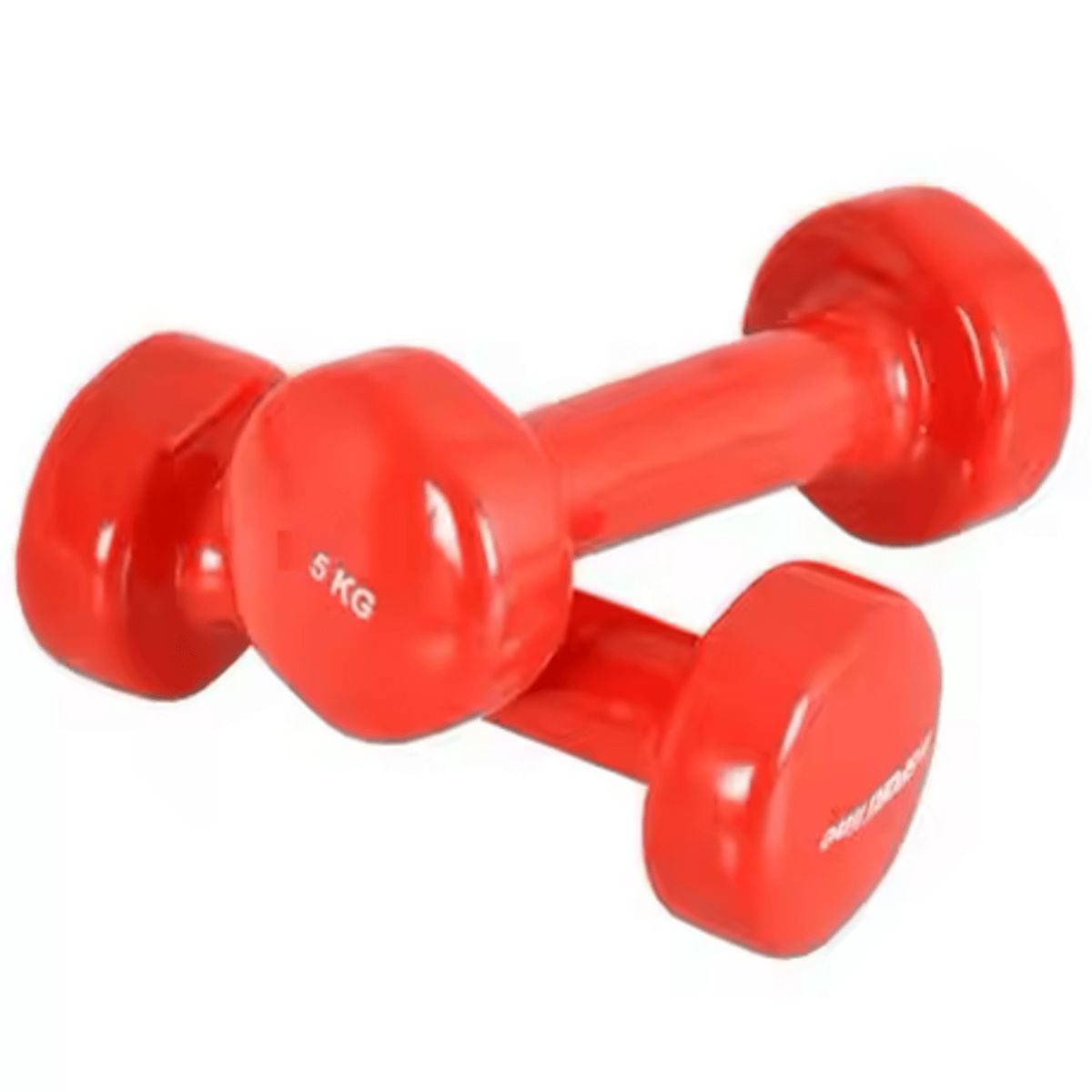 ALPHA GYM - Pesas de vinil para gimnasio Mancuernas antideslizantes 5 kg