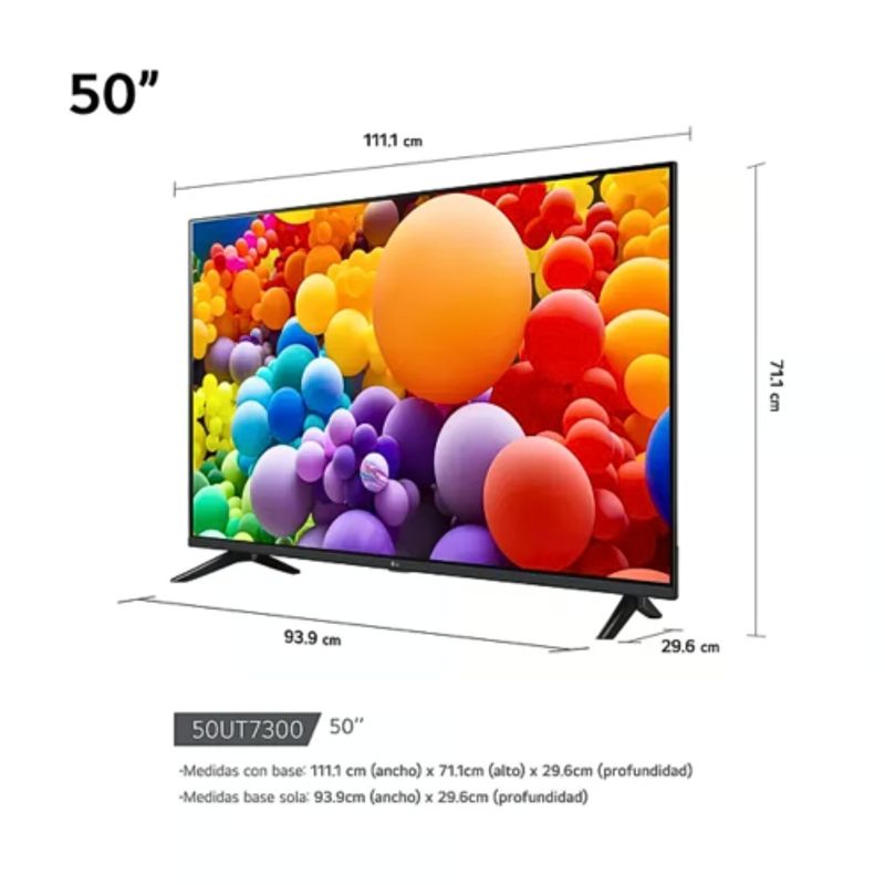LG - TV LG 50 UHD 4K Smart ThinQ AI Smart 50UT7300PSA