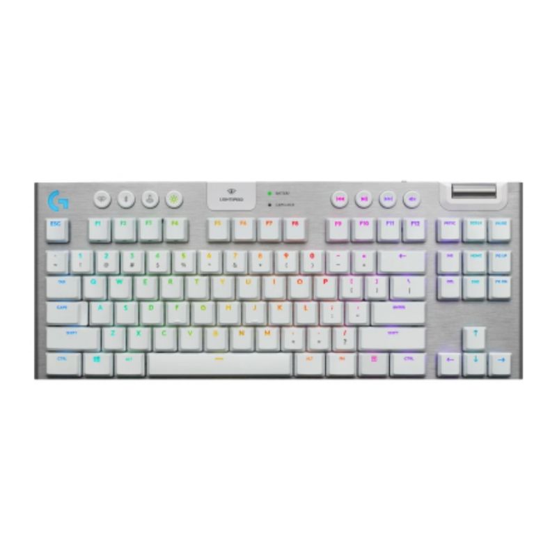 LOGITECH - TECLADO LOGITECH G915 X TKL LIGHTSPEED BLUETOOTH RGB KEYCONTROL BLANCO