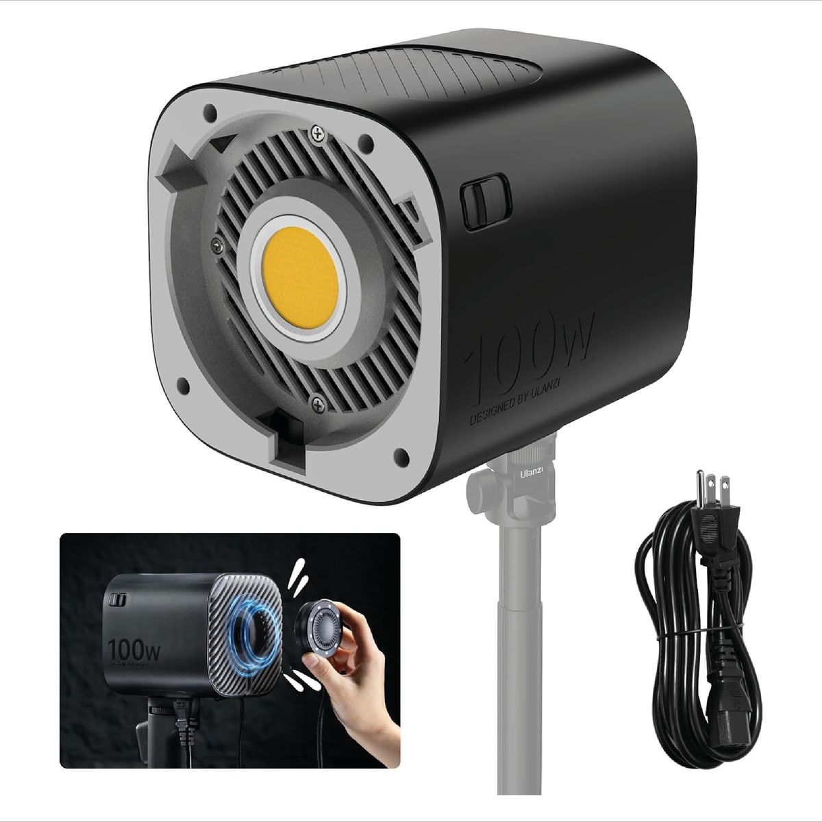 ULANZI - Luz LED Continua Ulanzi VIJIM 100W con Montura Bowens