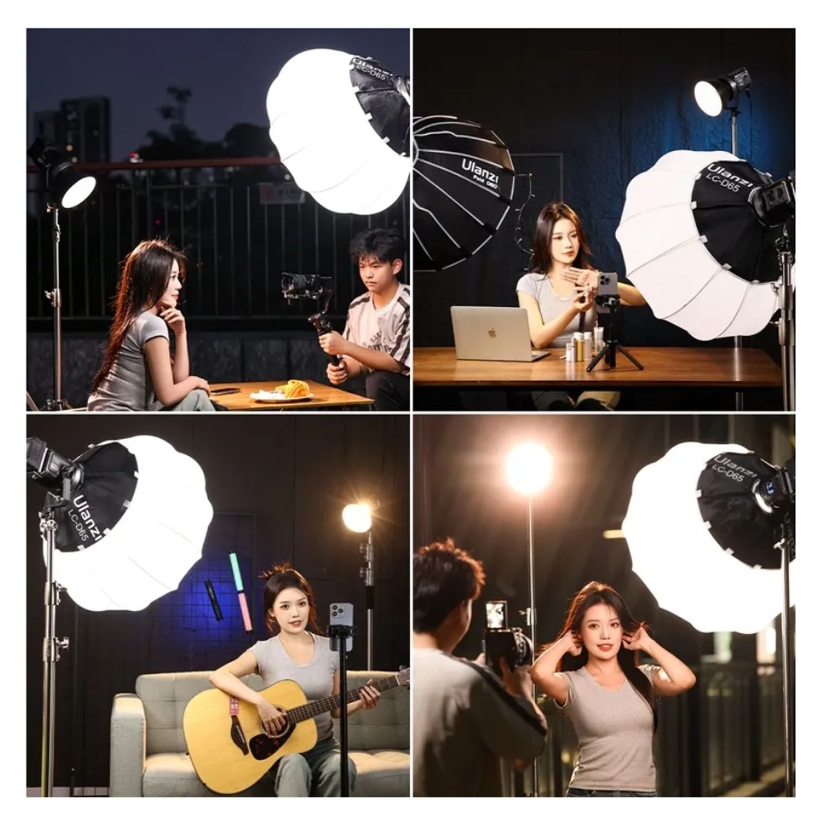 ULANZI - Luz de Video ULANZI VL-200BI 200W Bicolor Regulable