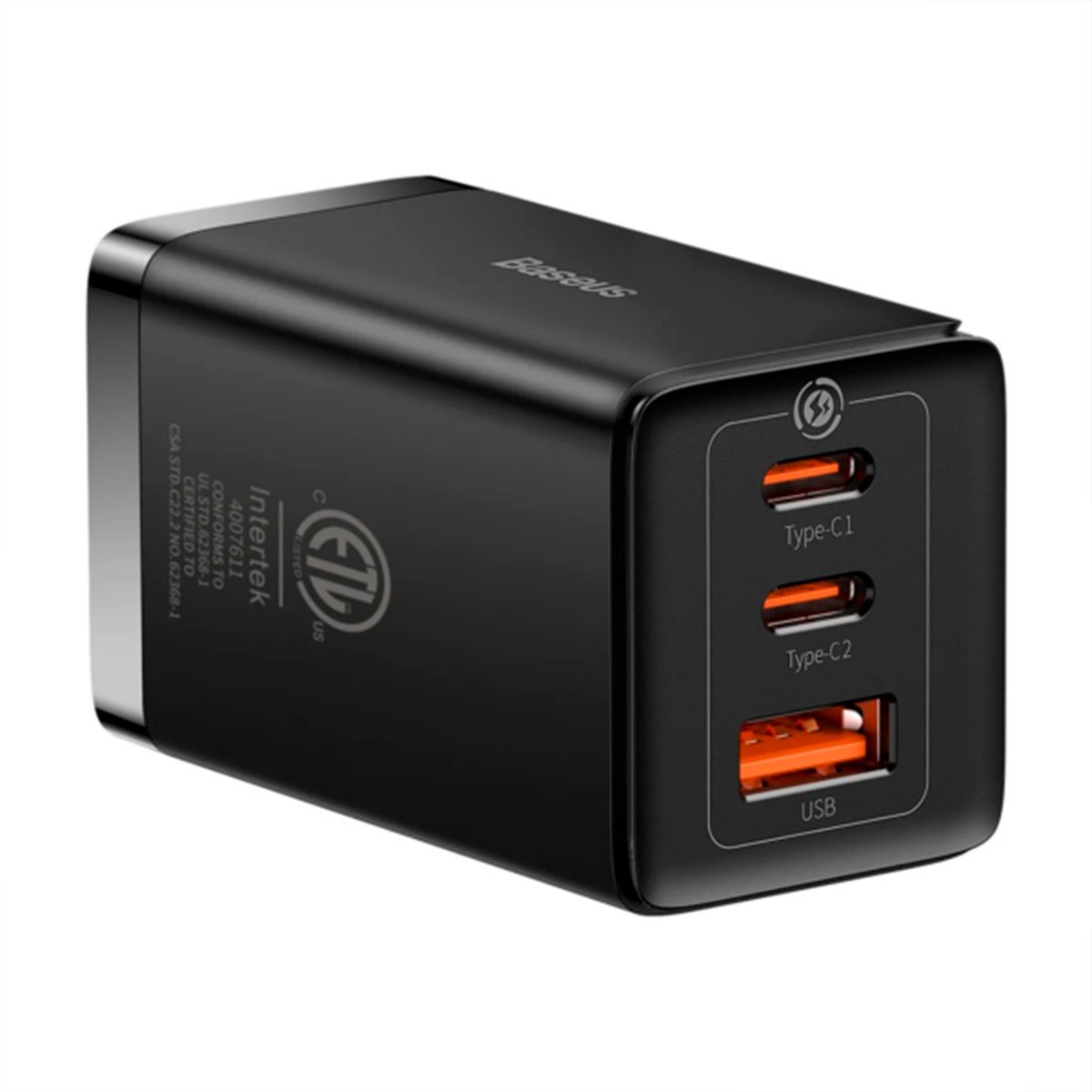 BASEUS - Cargador de carga rápida Baseus de 65w GaN5 Pro 2c+u 65w US NEGRO