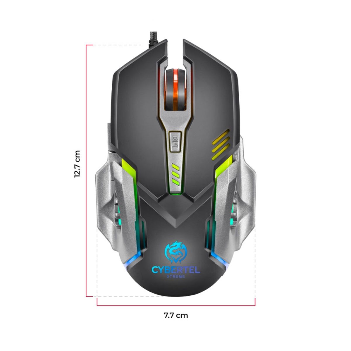 CYBERTEL - KIT GAMER XTREME CYB GT1800 TECLADO + MOUSE  + PAD MOUSE CYBERTEL