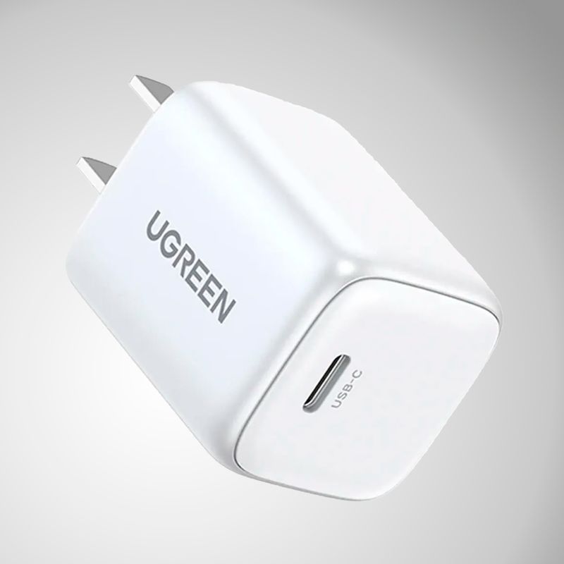 UGREEN - Cargador de carga rápida UGREEN GaN 30W US BLANCO