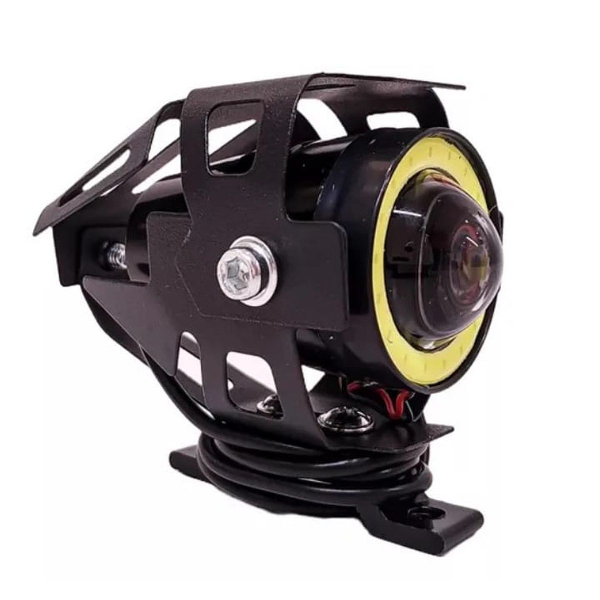GENERICO - Faro Auxiliar Con ojo De Angel y lupa Para Moto