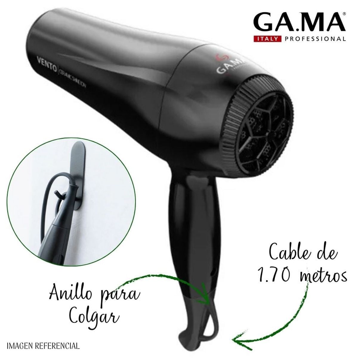 GAMA - Secadora De Cabello Vento Gama 2200 watts