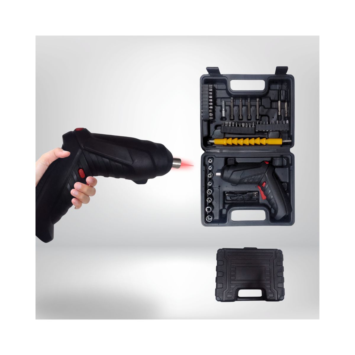 ROSH - Destornillador Eléctrico Recargable  Potencia y Precisión