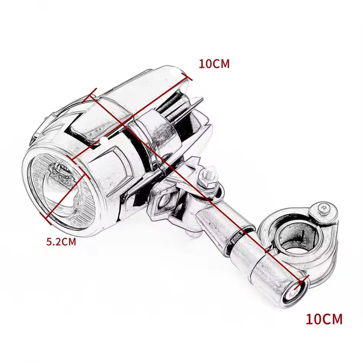 NAOEVO - Explorador Led Laser F80 12 -36V 10.000LM