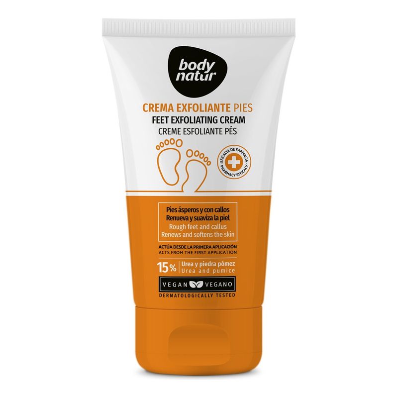 BODY NATUR - Body Natur Crema Exfoliante  para Pies 100 ml