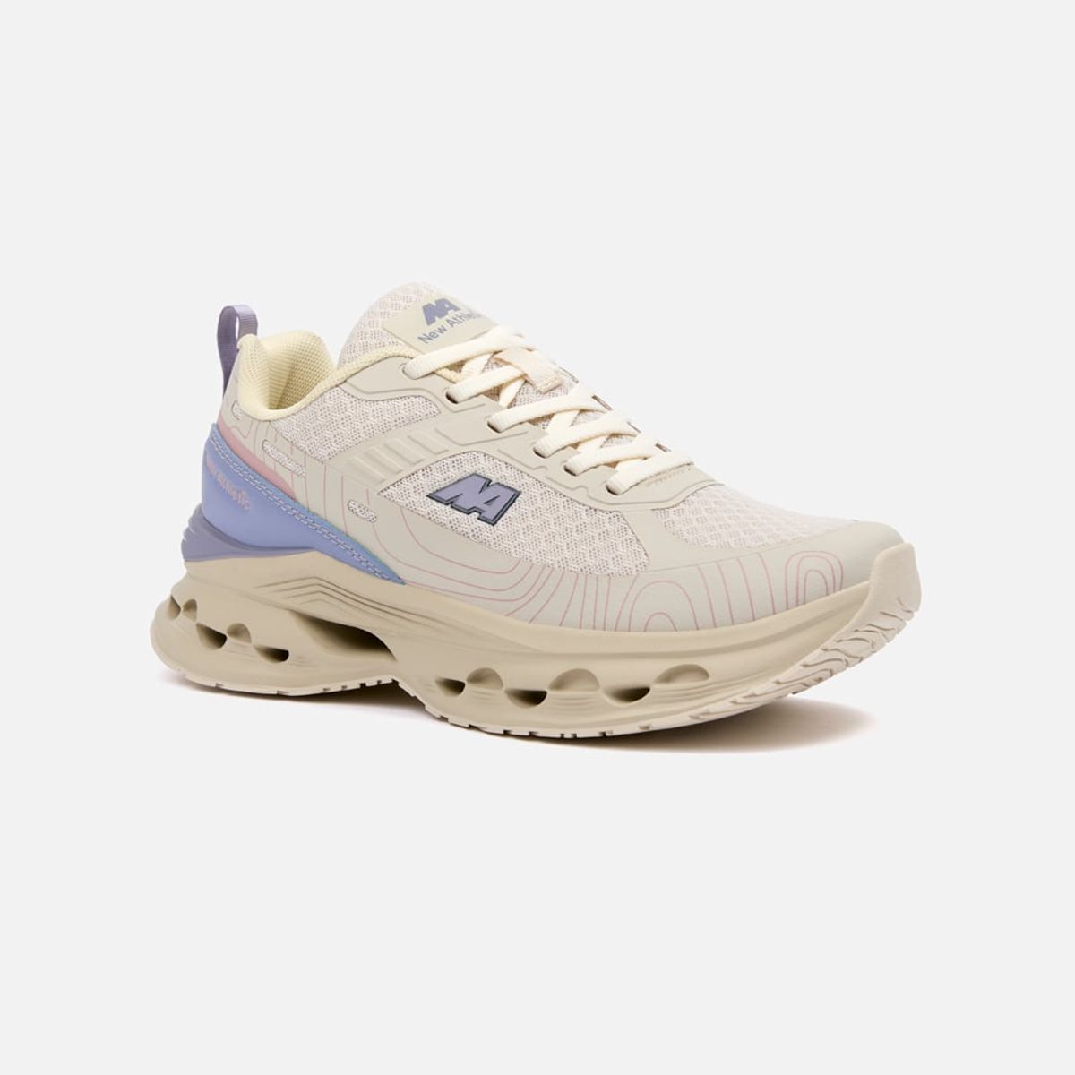 NEW ATHLETIC - Zapatillas New Athletic Running Wind124 BeigeCeleste Mujer