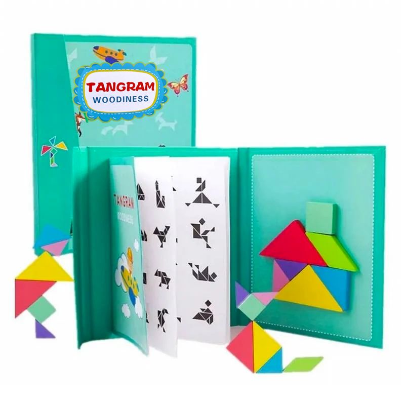 GENERICO - Libro Magnético De Tangram Multiformas