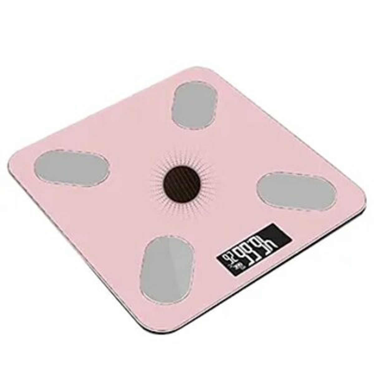 GENERICO - BALANZA INTELIGENTE BLUETOOTH ESCALA DE GRASA CORPORAL - COLOR ROSADO