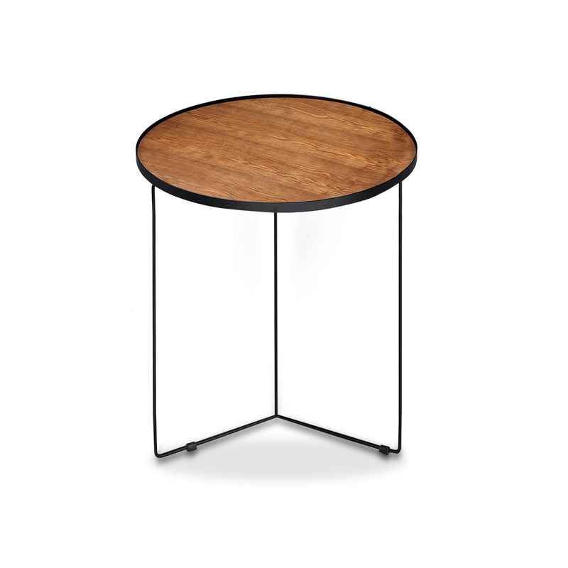 COLINEAL - MESA AUX AUGUST ACABADO MADERA REF MS-3391-2