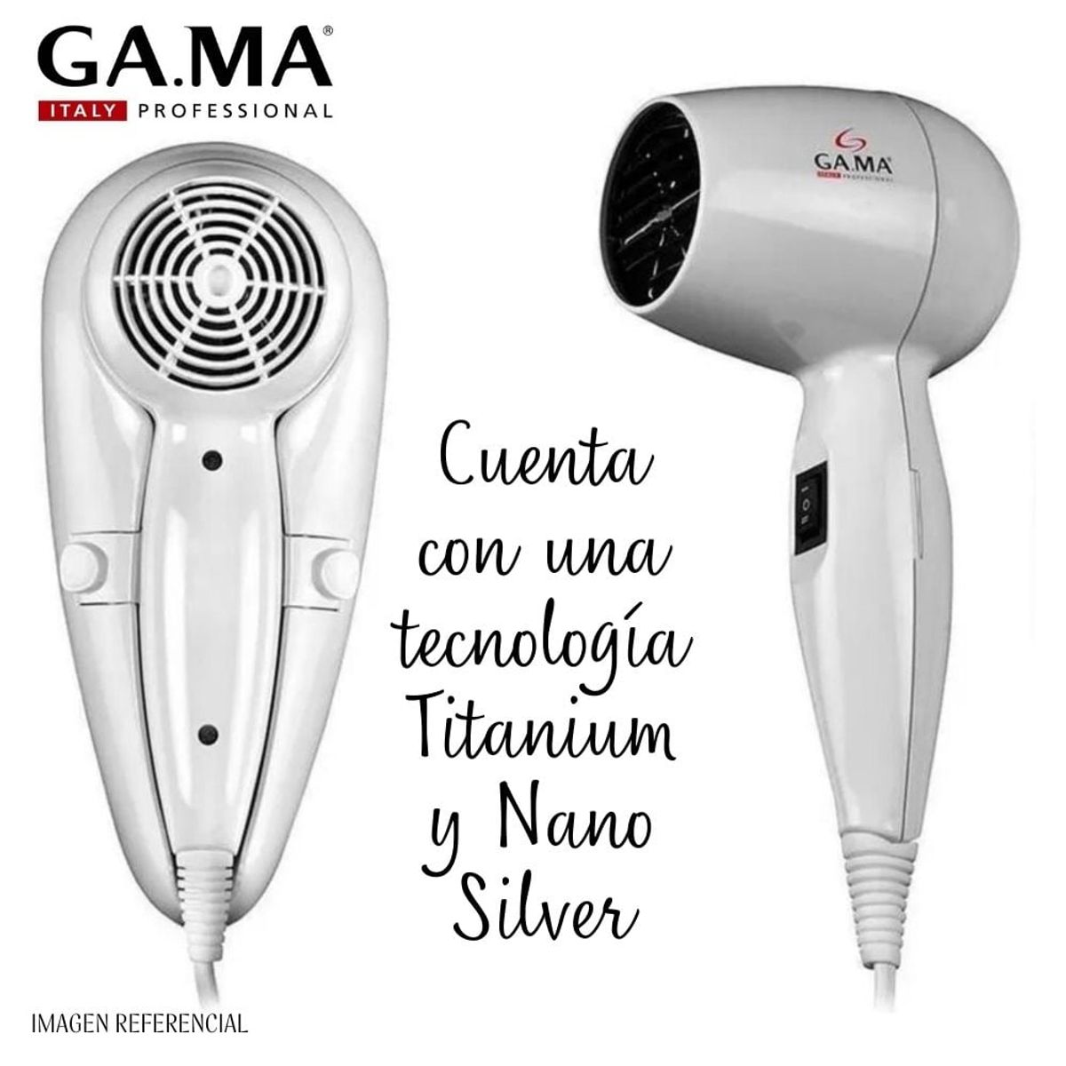 GAMA - Secadora De Cabello Gama de Pared  1200 watts