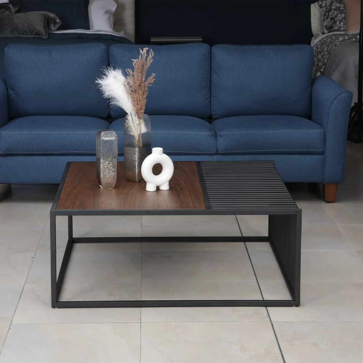 COLINEAL - MESA CENTRO MARGO MADERA  REF: MS-3400