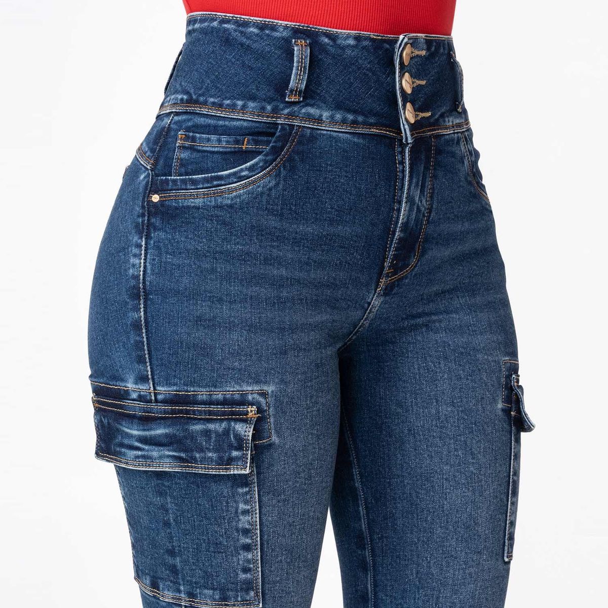 PIONIER - Jean Denim Stretch Mujer Hanah Pionier