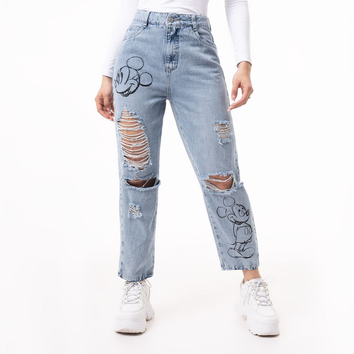 PIONIER - Jogger Denim Mujer April-Disney Pionier