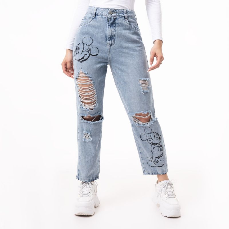 PIONIER - Jogger Denim Mujer April-Disney Pionier