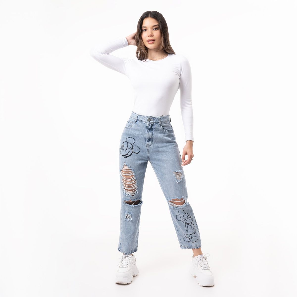 PIONIER - Jogger Denim Mujer April-Disney Pionier