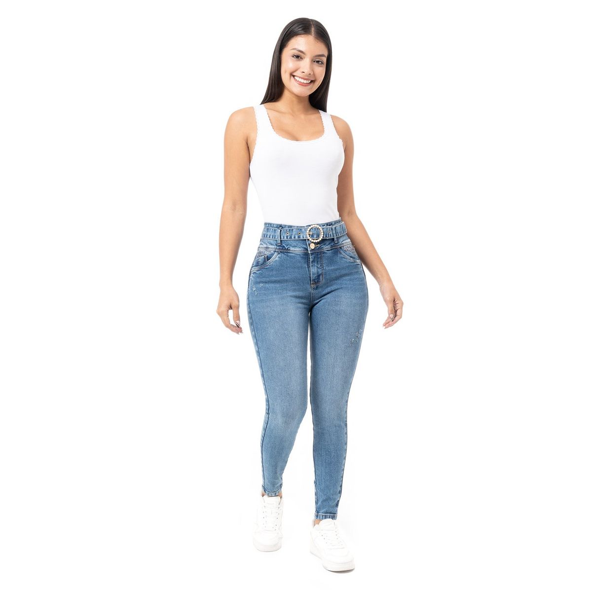 PIONIER - Jean Denim Stretch Mujer Guiulia Pionier