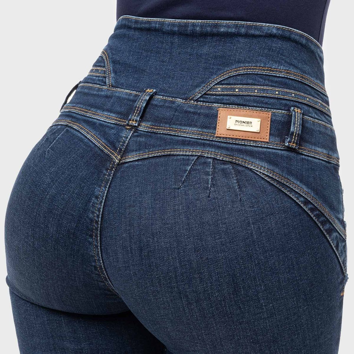 PIONIER - Pantalon Denim Stretch Kairah Pionier
