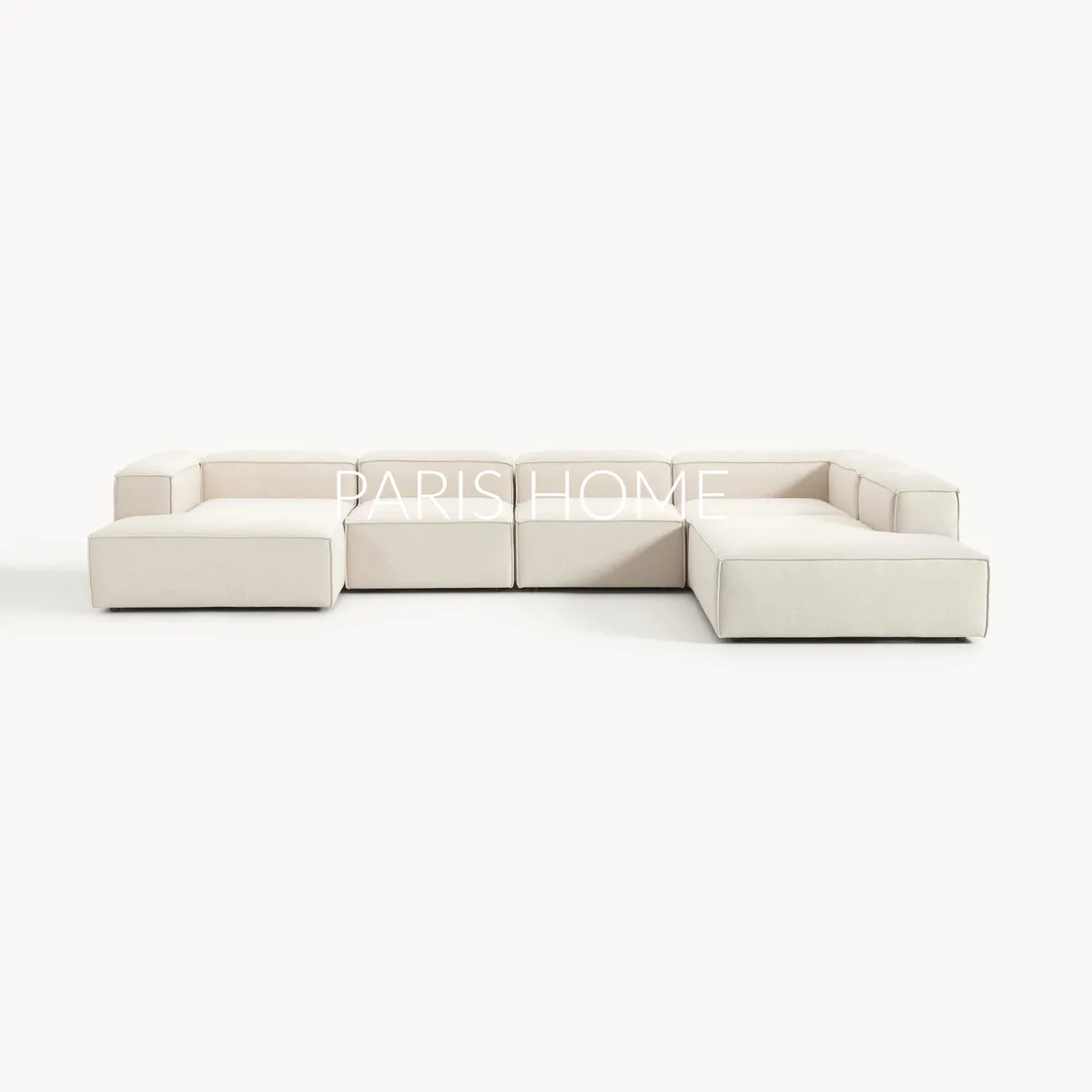 GENERICO - Seccional Derecho Rinconera 6 Plazas Monarch Lino - Beige