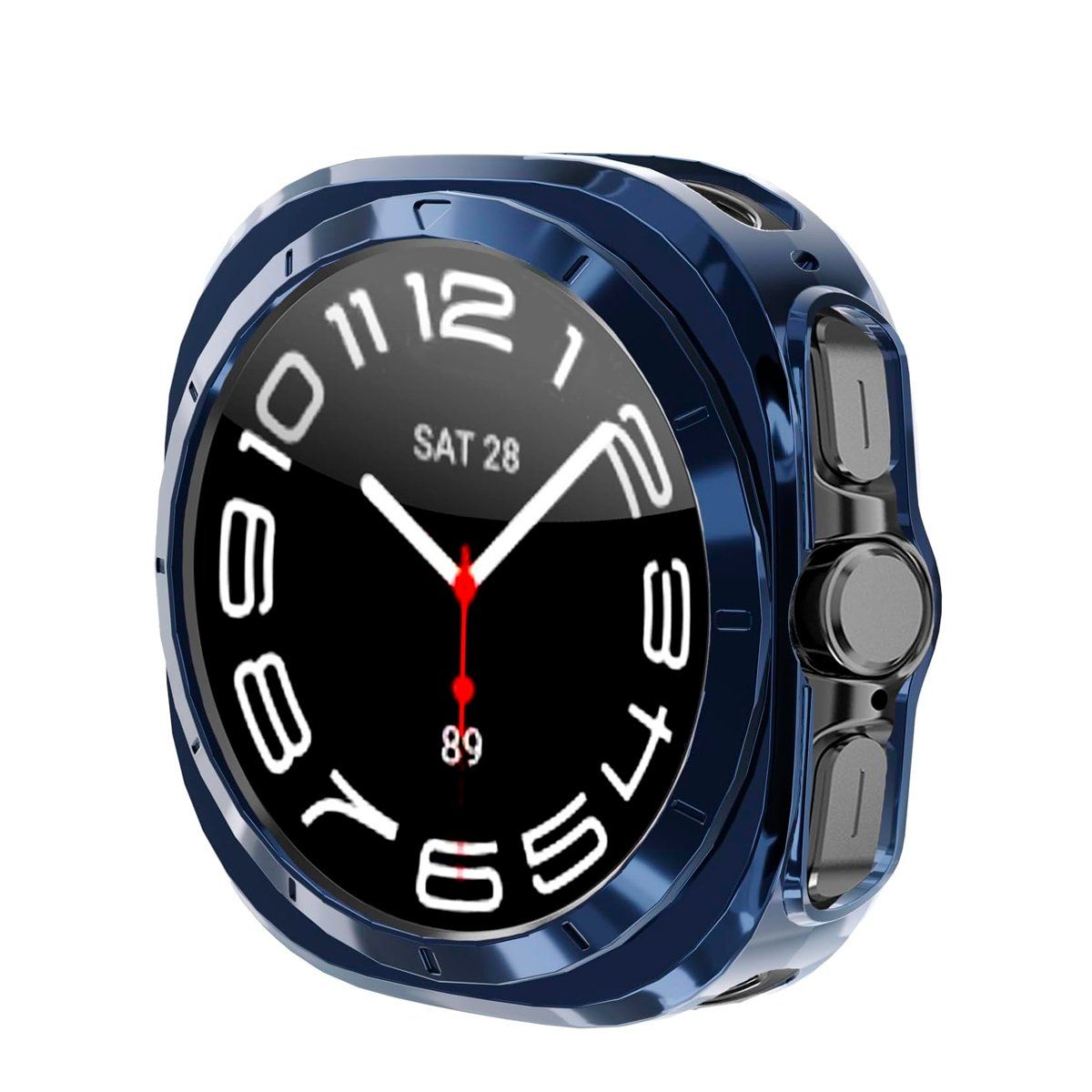 GENERICO - Case Bumper Para Samsung Galaxy Watch 7 Ultra 47mm  Azul