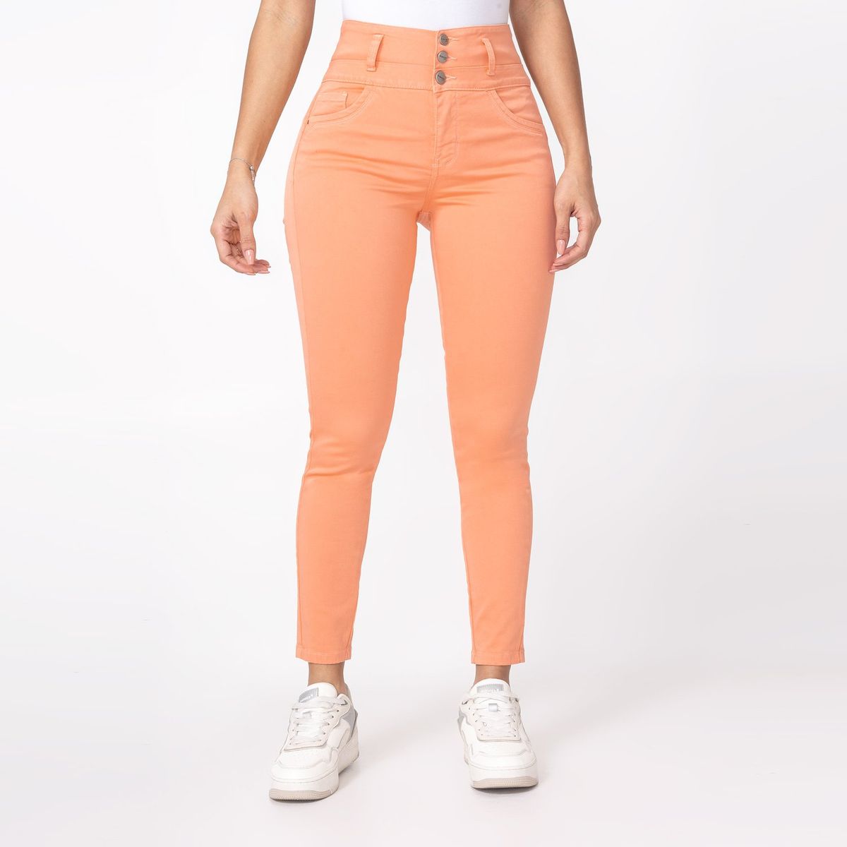 PIONIER - Pantalón Pitillo Drill Stretch Mujer Leryn Pionier