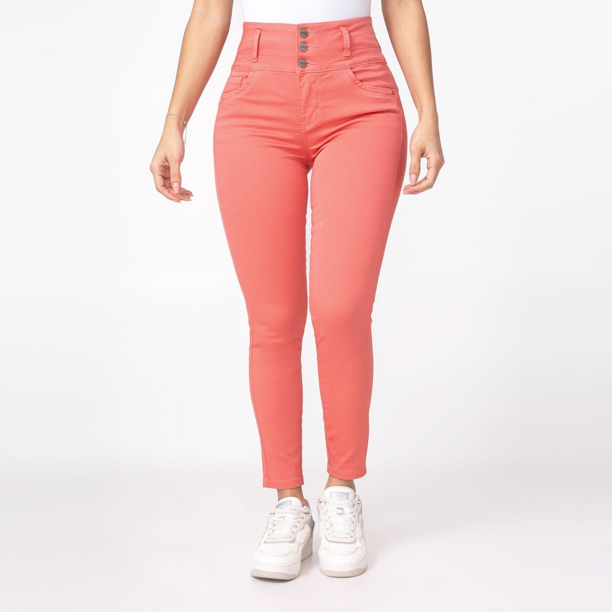 PIONIER - Pantalón Pitillo Drill Stretch Mujer Leryn Pionier