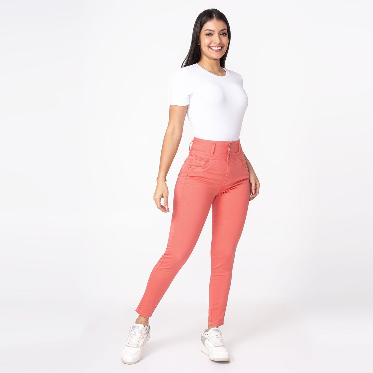 PIONIER - Pantalón Pitillo Drill Stretch Mujer Leryn Pionier