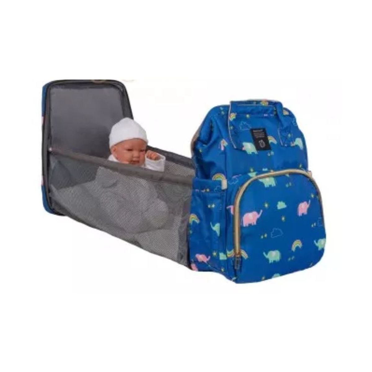 GENERICO - MOCHILA PAÑALERA CUNA PARA BEBÉ