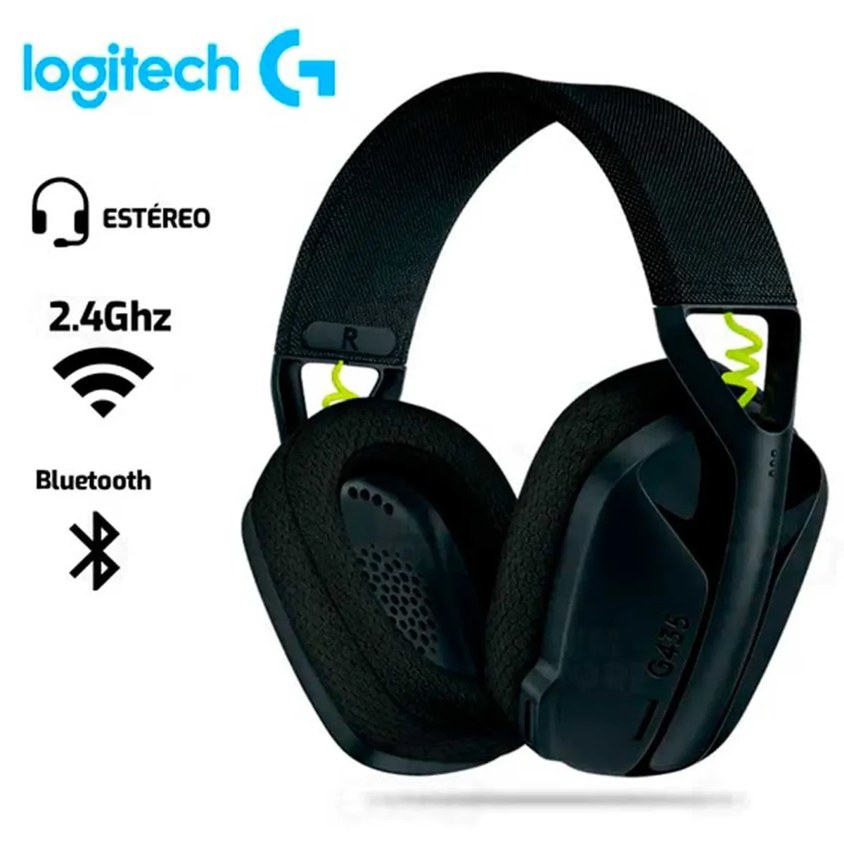 LOGITECH - Logitech G435 Auriculares Inalámbricos Ligero Sonido USB Y Bluetooth