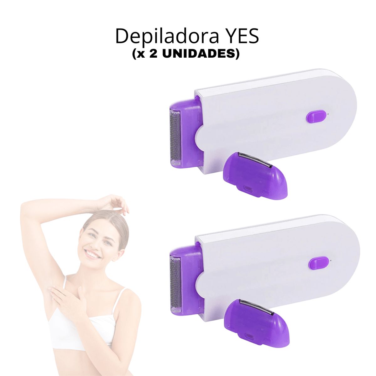 OEM - Set x2 Depiladoras YES  Doble Suavidad al Instanteos