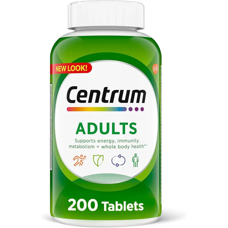 CENTRUM - Centrum Multivitaminas y Minerales para Adultos, 200 Tabletas