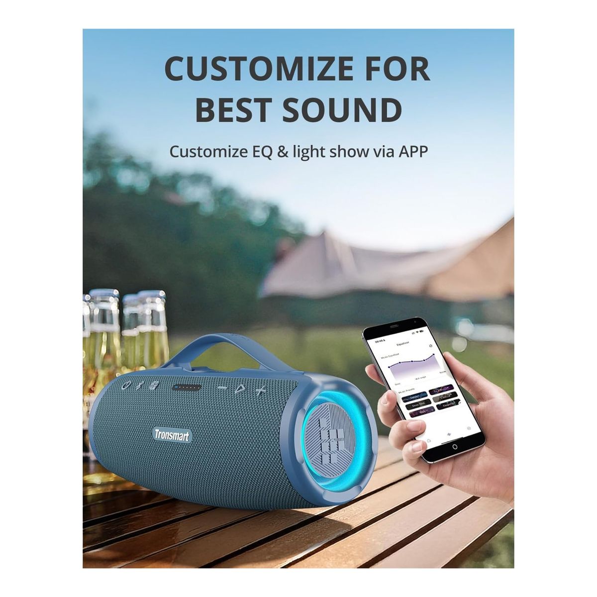 TRONSMART - Parlante Bluetooth Tronsmart Mirtune S100 50W Azul