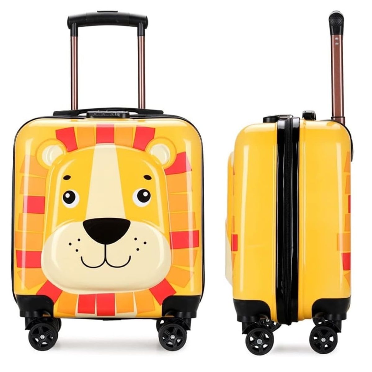 GENERICO - Maleta cuadrada con ruedas escolar o viaje