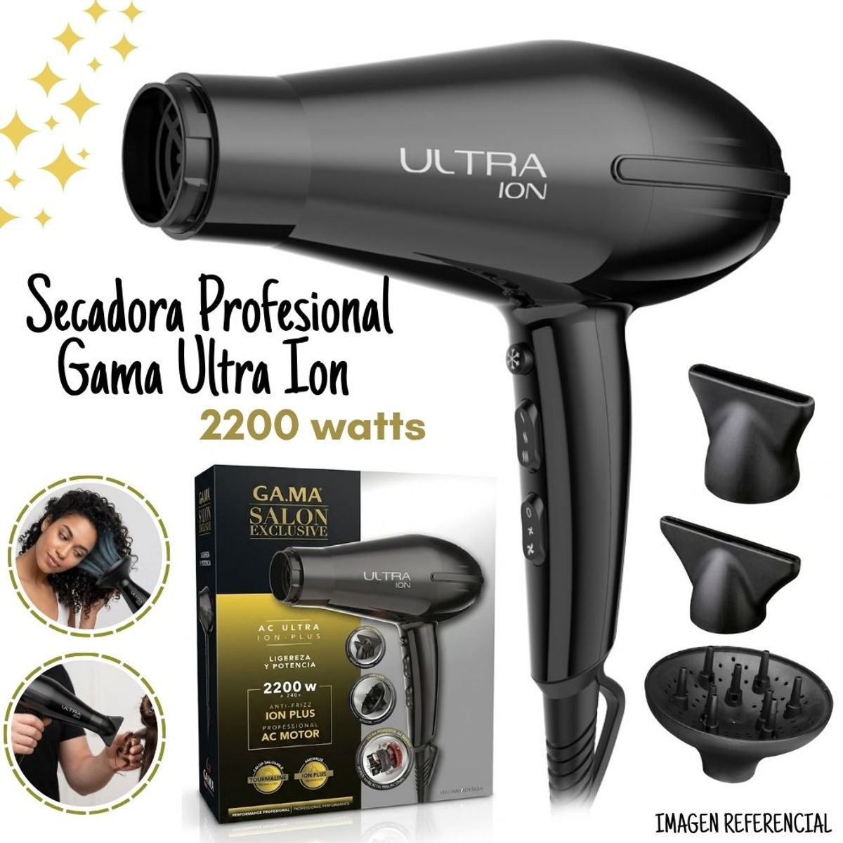 Gama - Secadora De Cabello GAMA Ultra Ion - BECHD0000002004