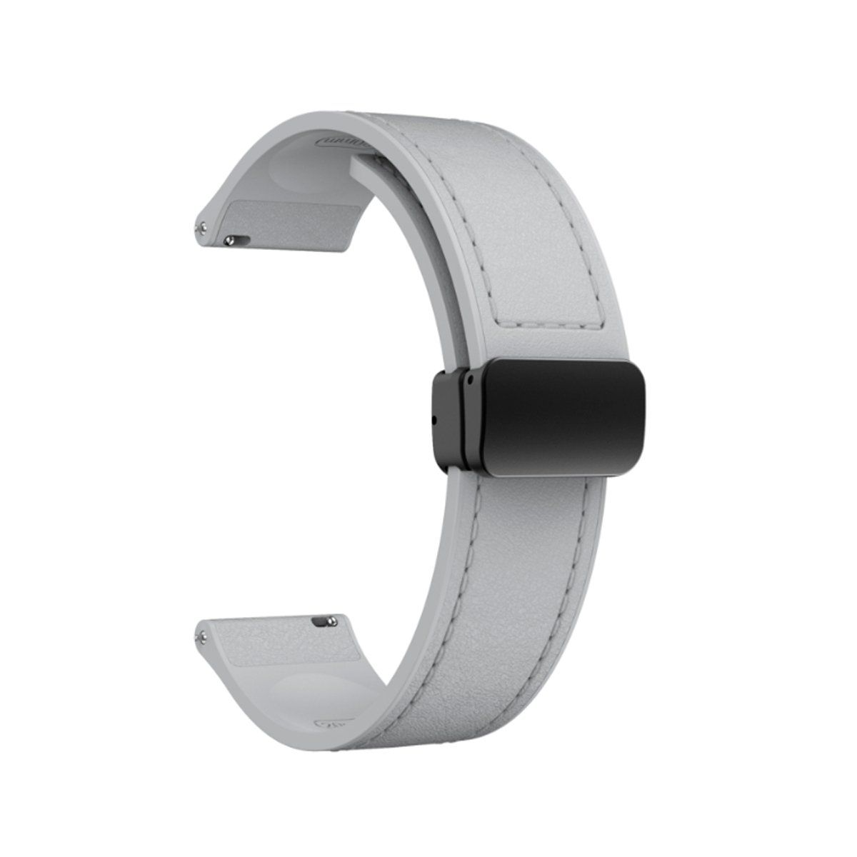 GENERICO - Bumper Azul + Correa De Cuero Para Samsung Watch 7 Ultra 47mm Gris