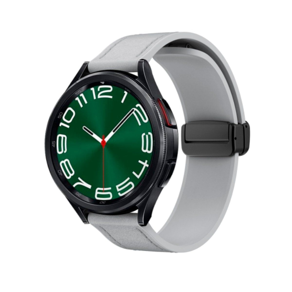 GENERICO - Correa de Cuero para Samsung Watch 7 Ultra 47mm Blanco