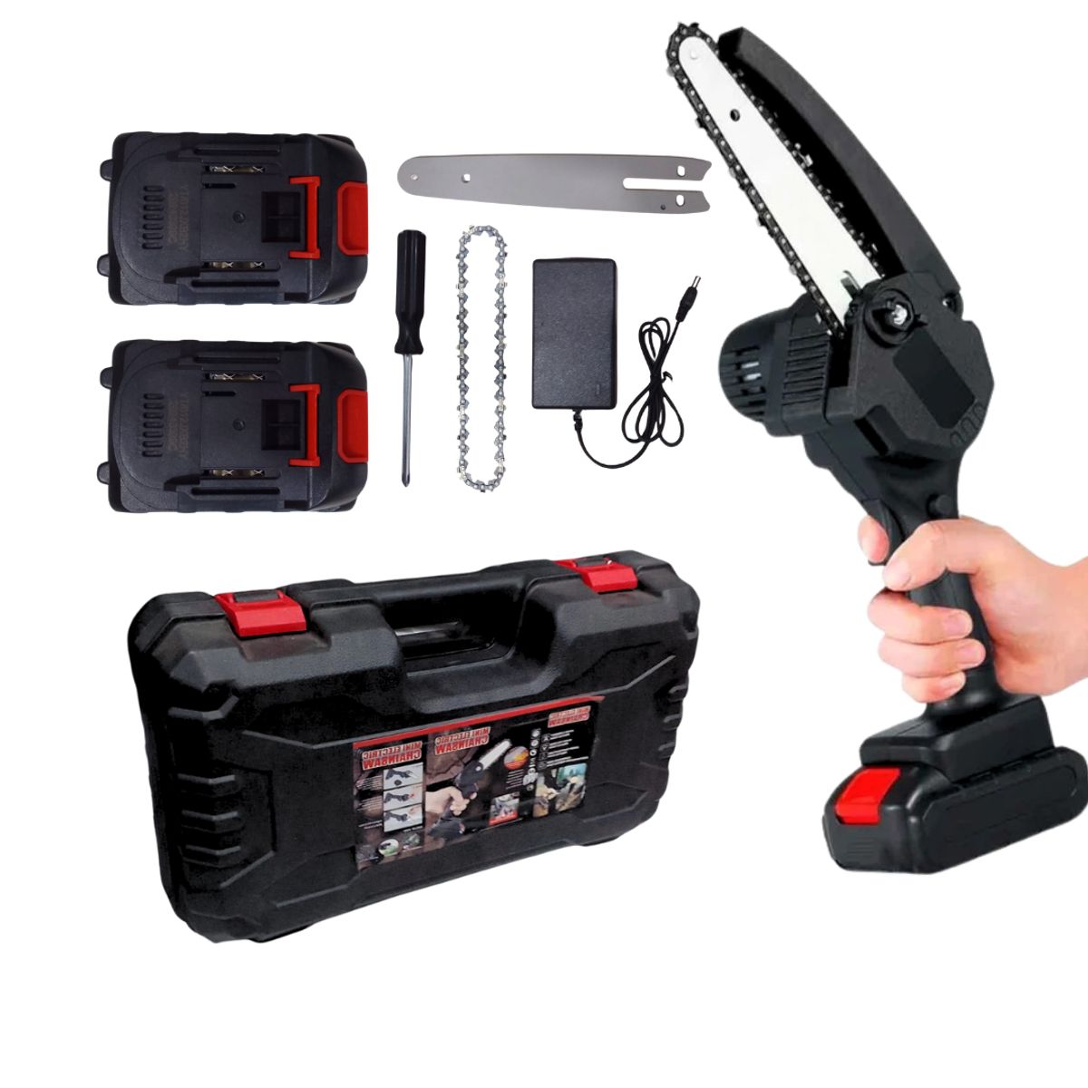 ROSH - Moto sierra portátil de 4 pulgadas - Calidad y Precisión